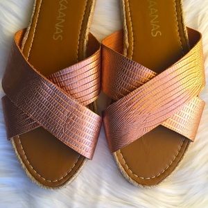 Kaanas Crisscross Sandals